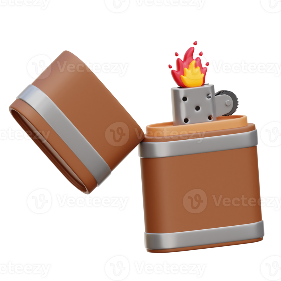 Lighter 3d Icon Illustrations png