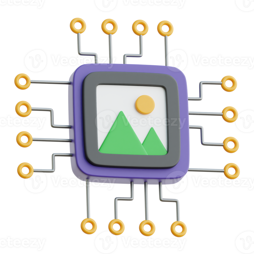 AI Image Generator 3d Icon Illustrations png
