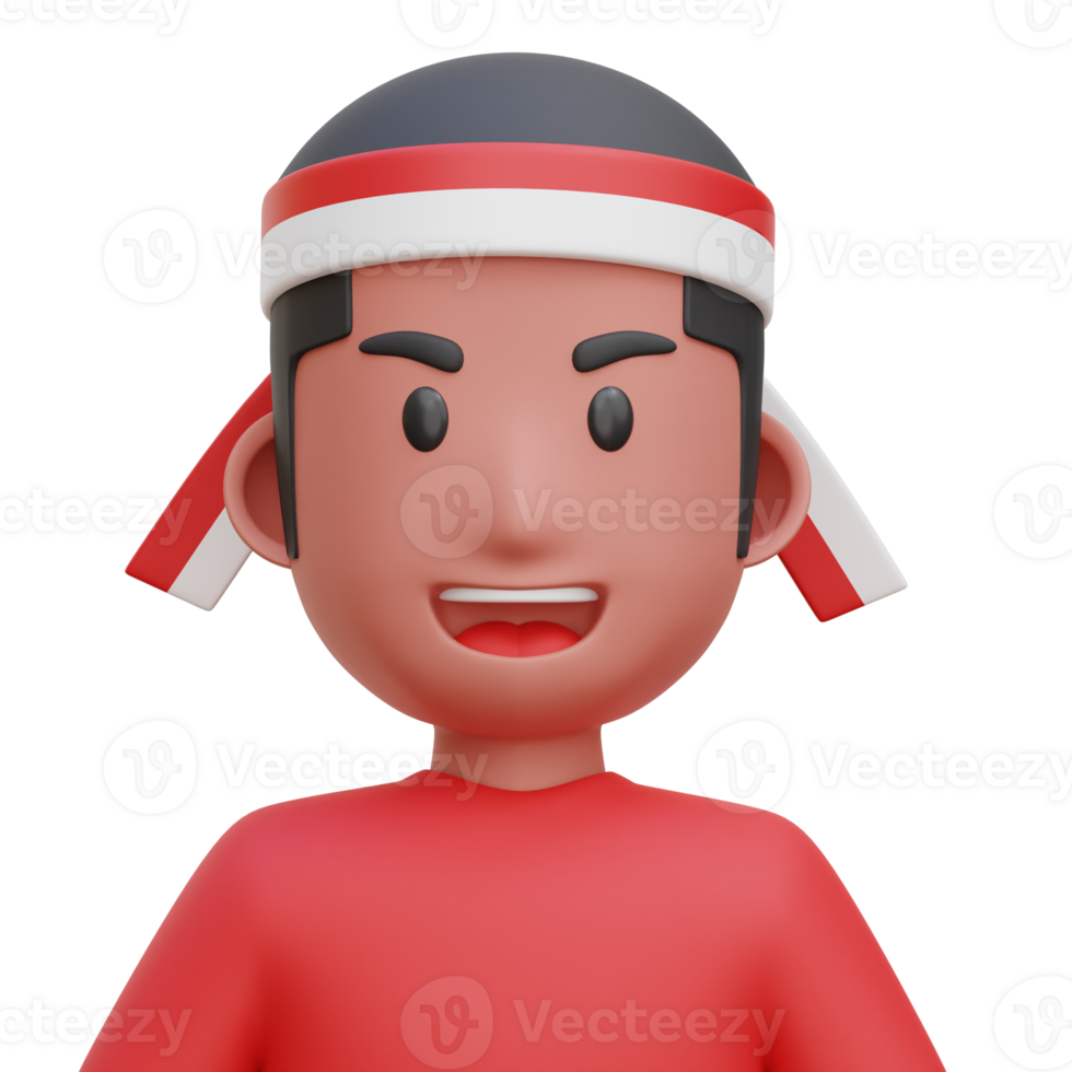 hombre con pañuelo 3d icono ilustraciones png