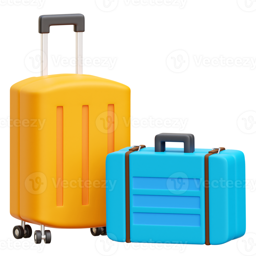 Luggage 3d Icon Illustrations png