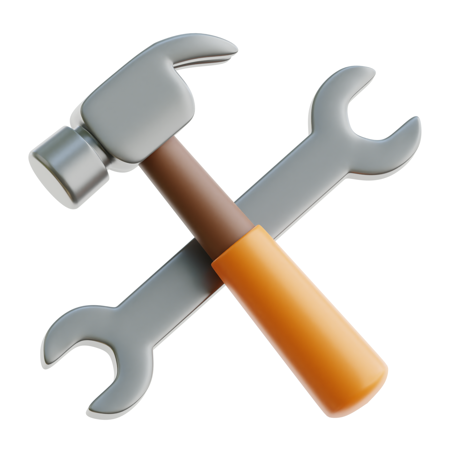 Hammer and Wrench 3d Icon Illustrations 28754225 PNG