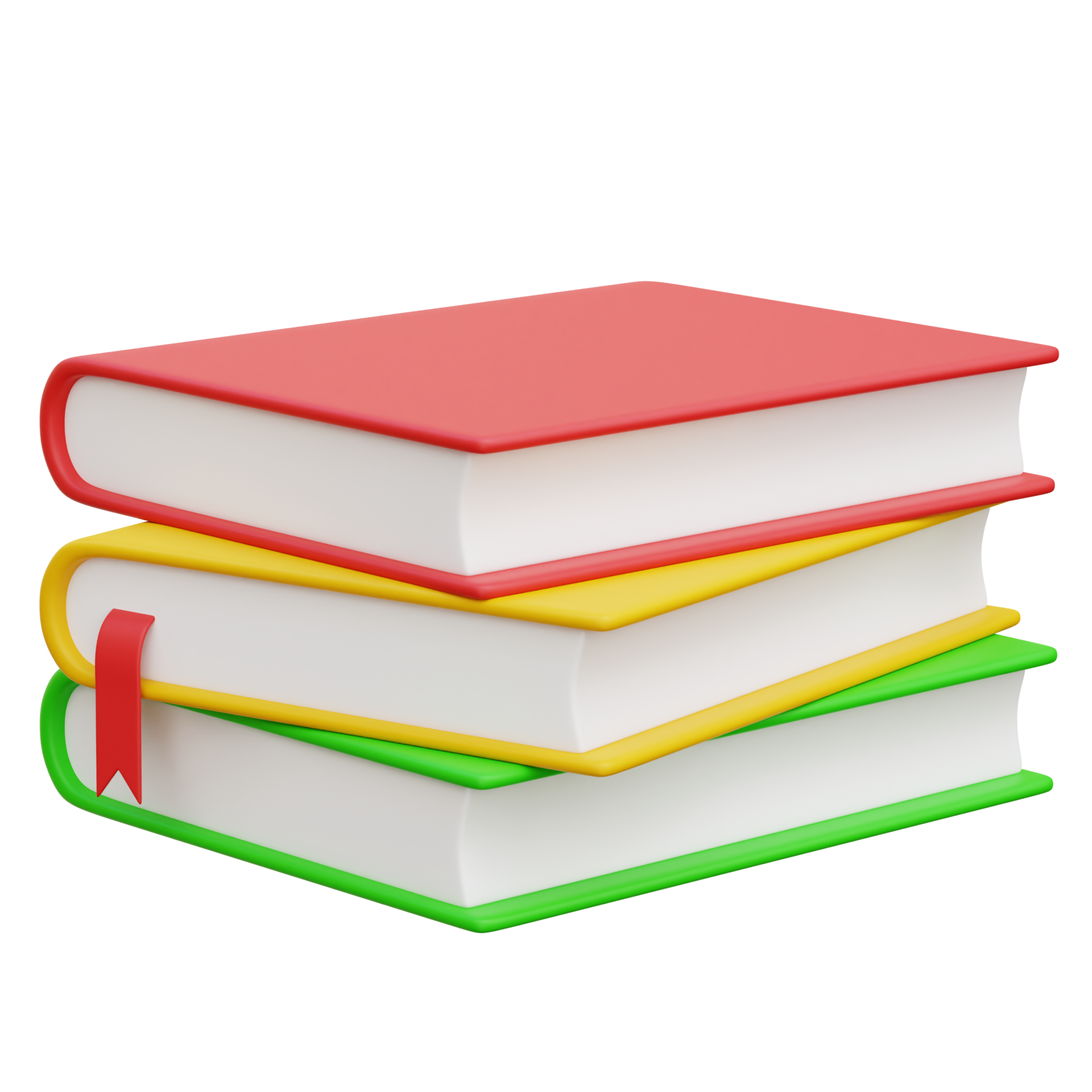 Book Stack 3d icon Illustration 28754247 PNG