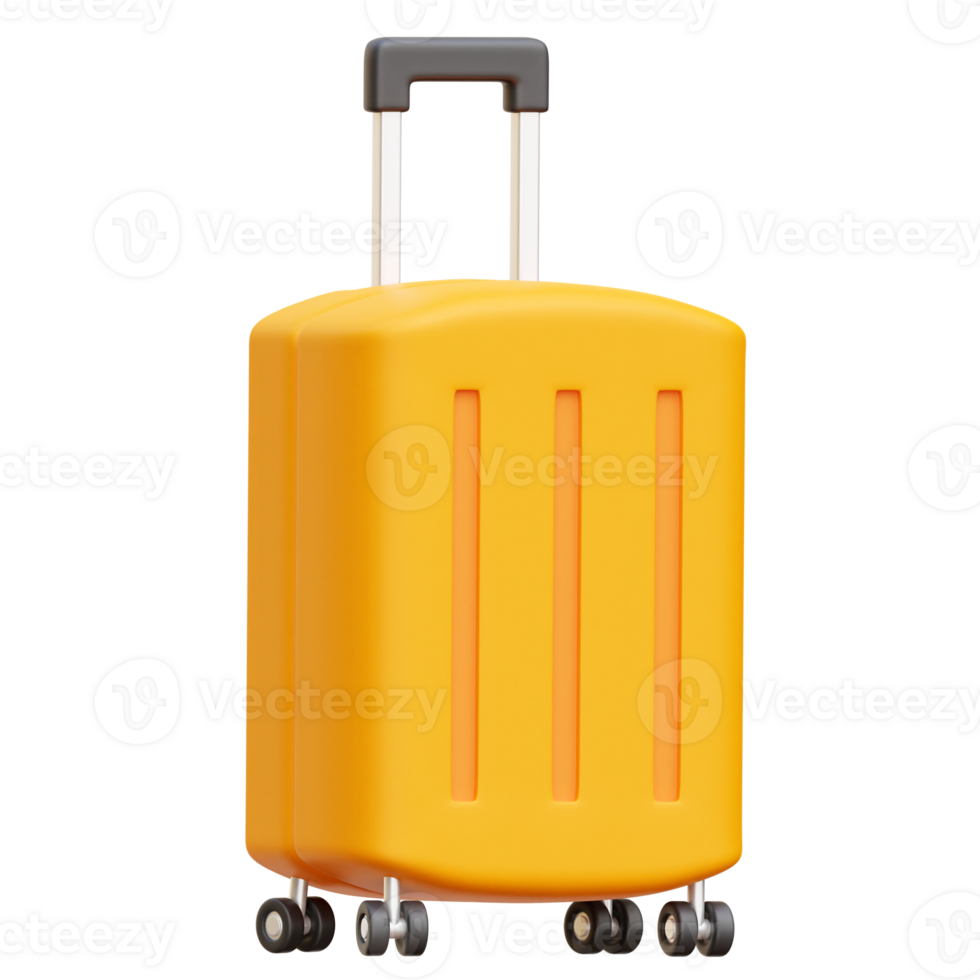 koffer 3d icoon illustraties png