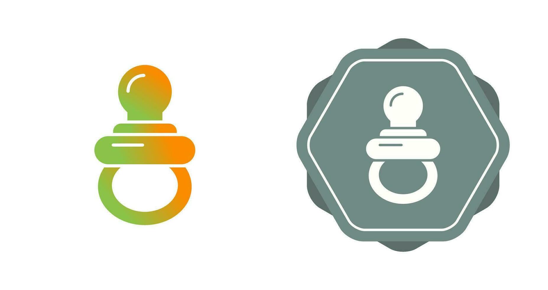 Pacifier Vector Icon