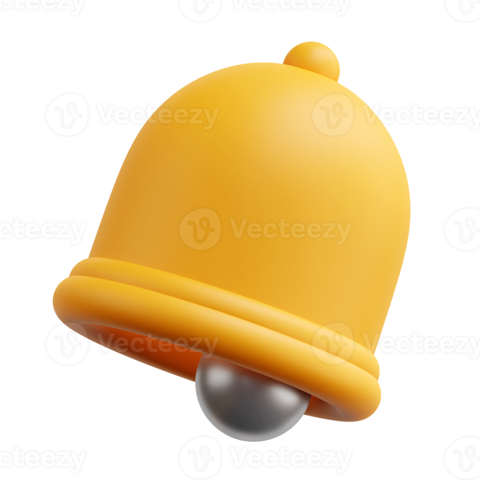 Bell 3d Icon Illustrations png