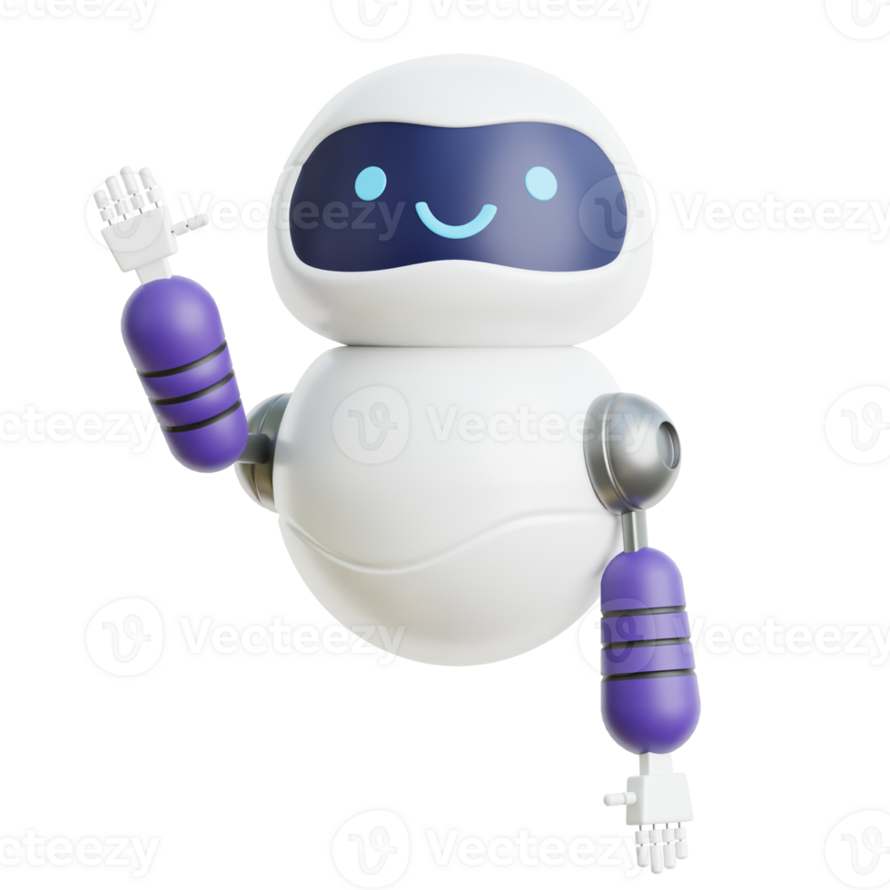 Robot 3d Icon Illustrations png