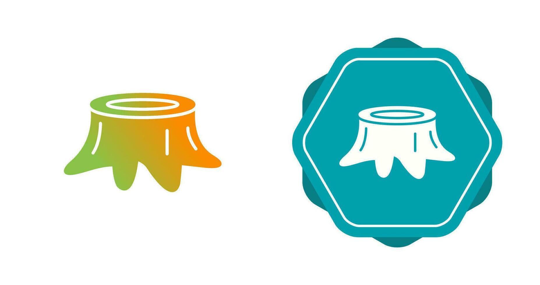 Stump Vector Icon