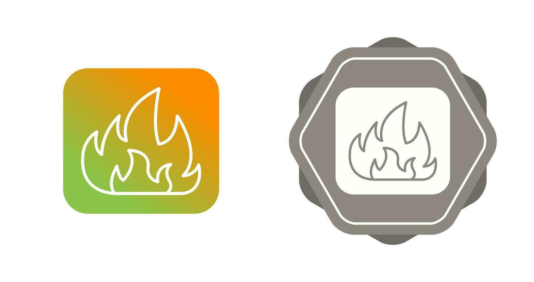 icono de vector de fuego