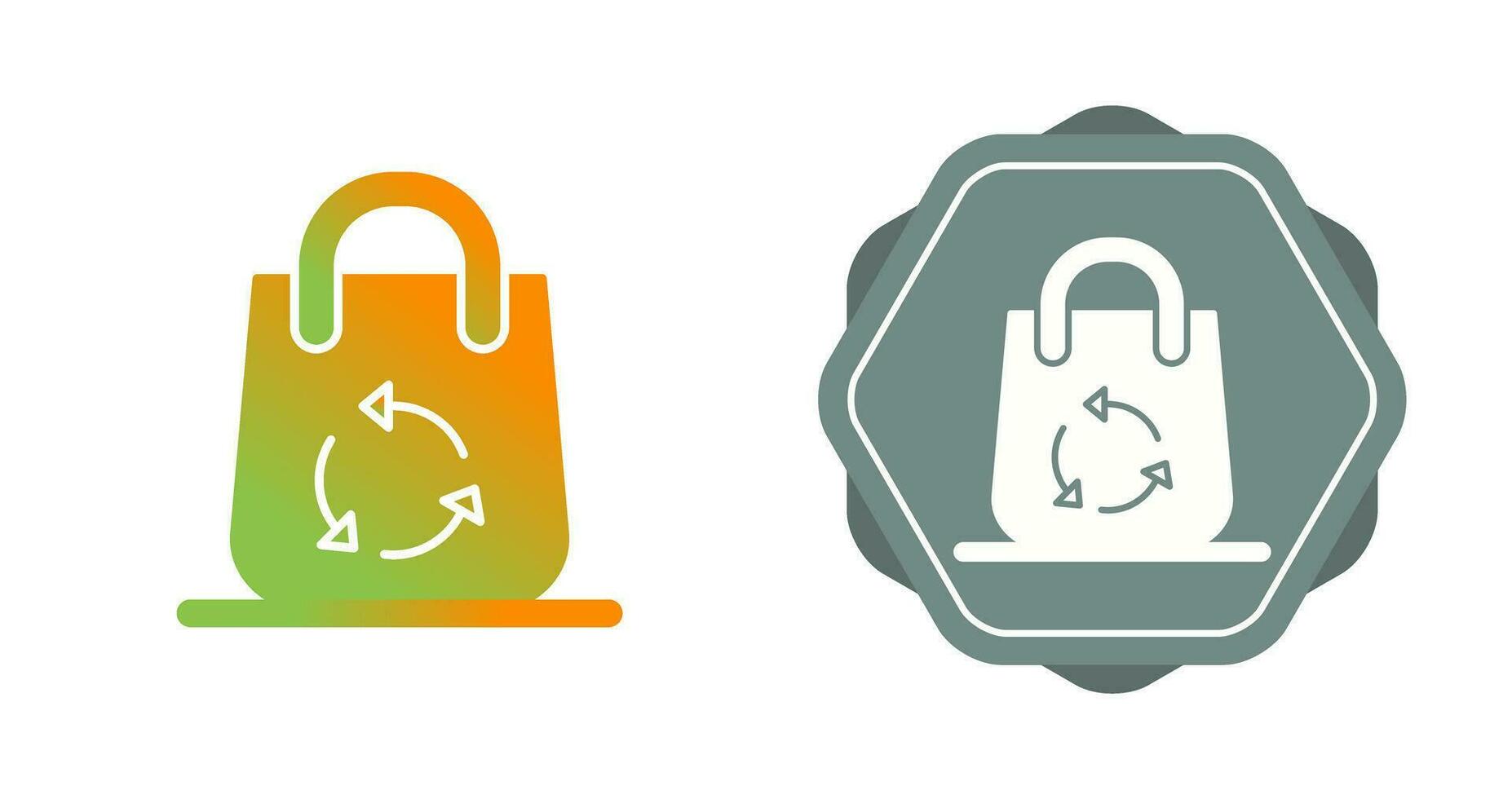 Eco Bag Vector Icon