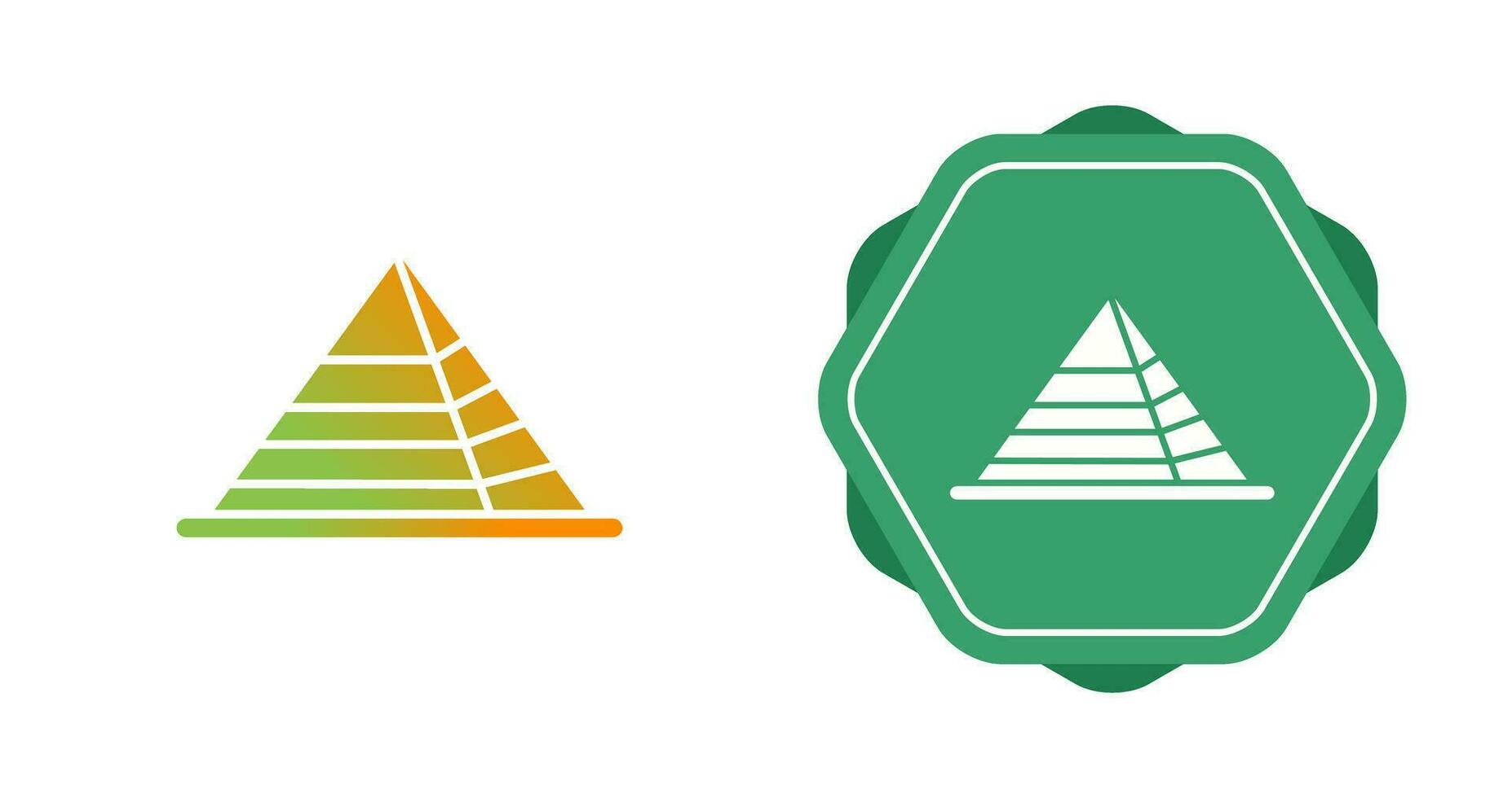 Pyramid Vector Icon