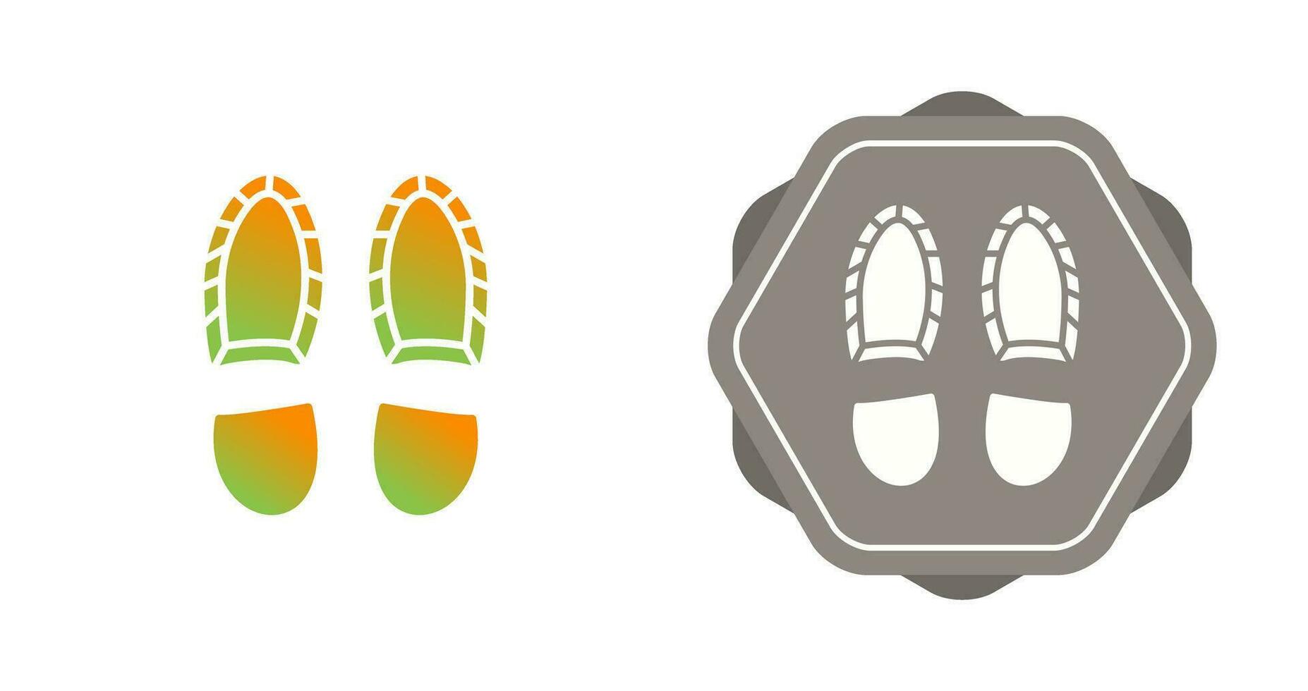 Footprint Vector Icon