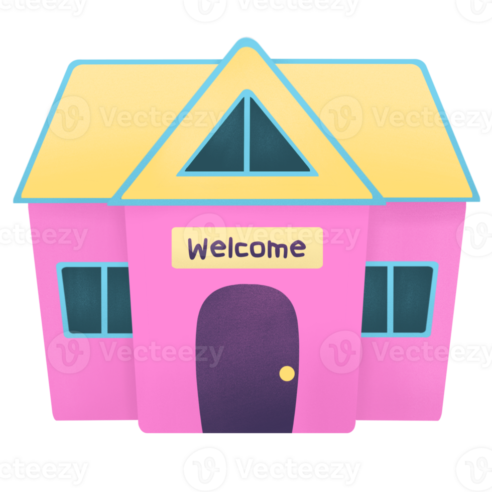 home cartoon clipart png