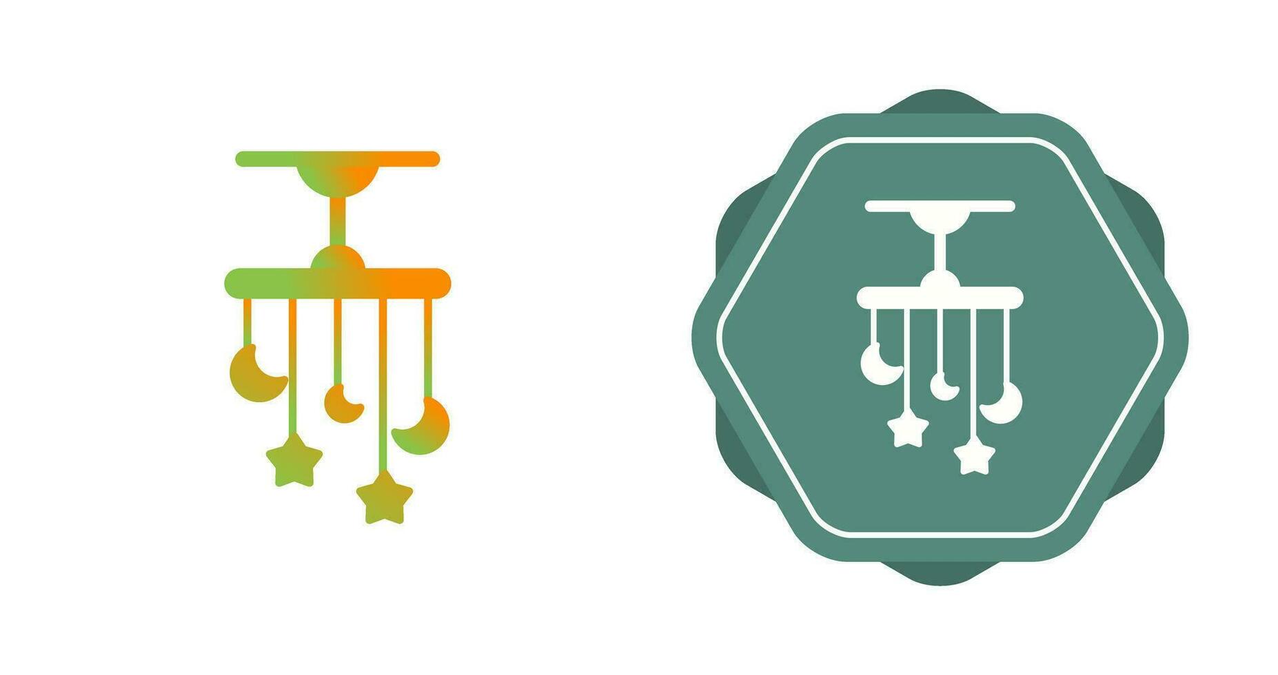 Crib Toy Vector Icon