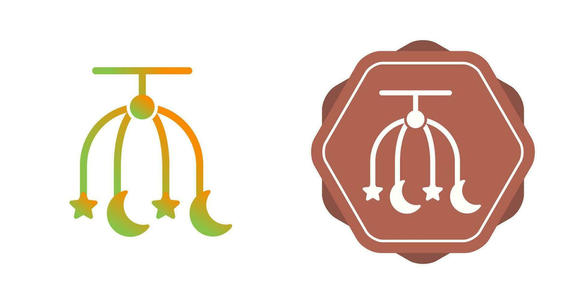 Crib Toy Vector Icon