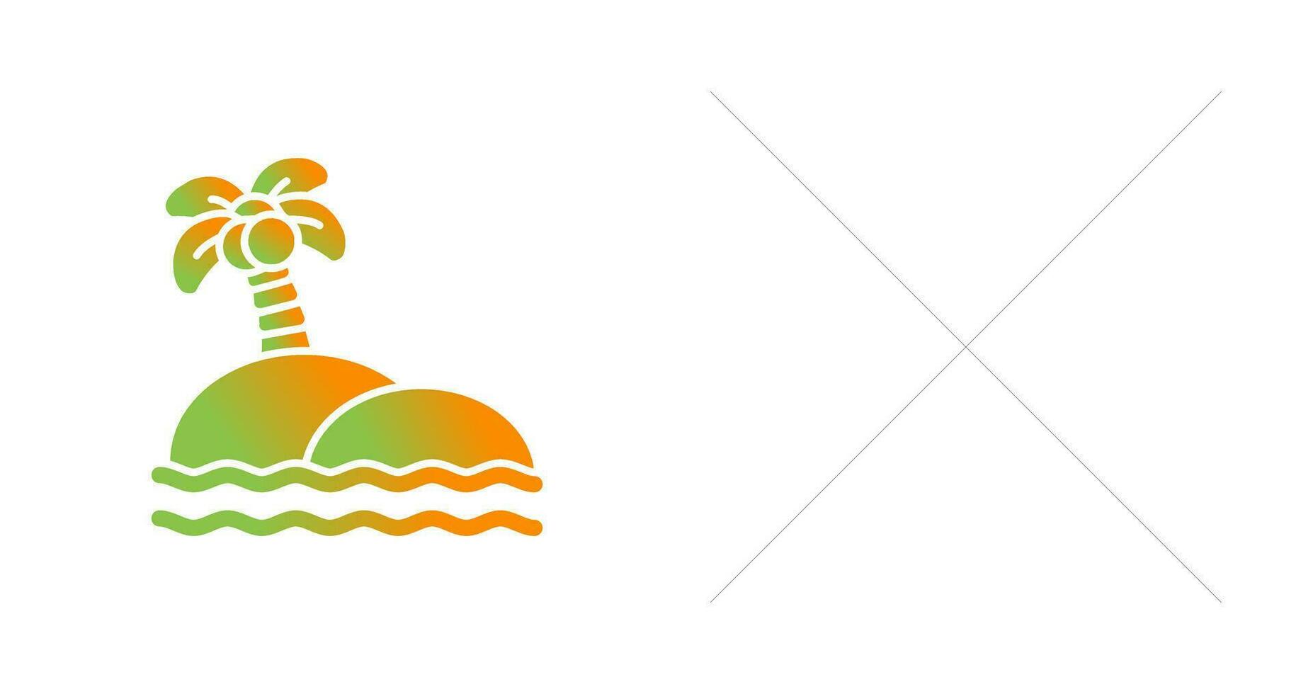 Island Vector Icon