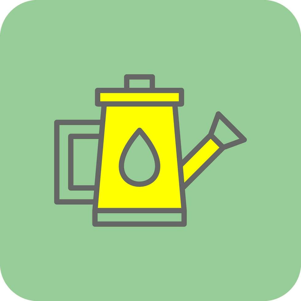 Watering Can Vector Icon Design