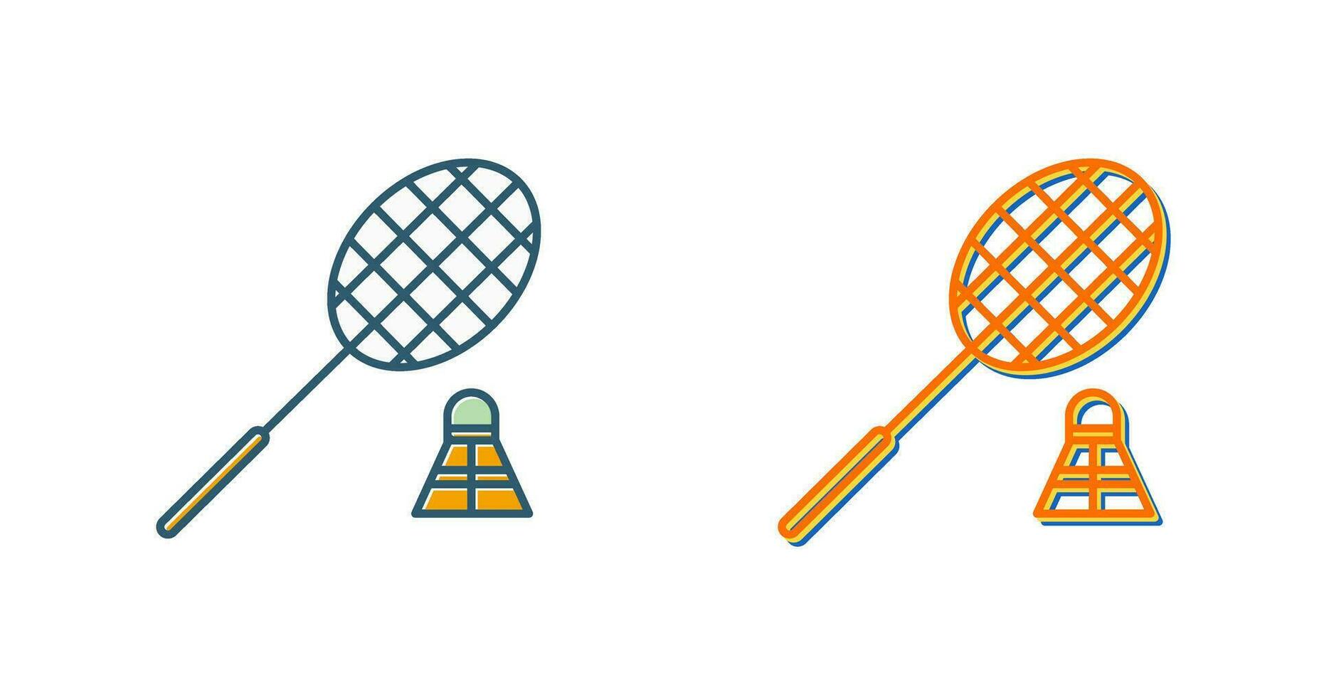 Badminton Vector Icon