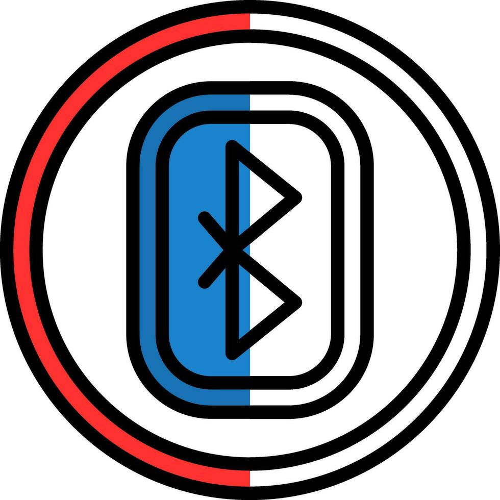 diseño de icono de vector de bluetooth