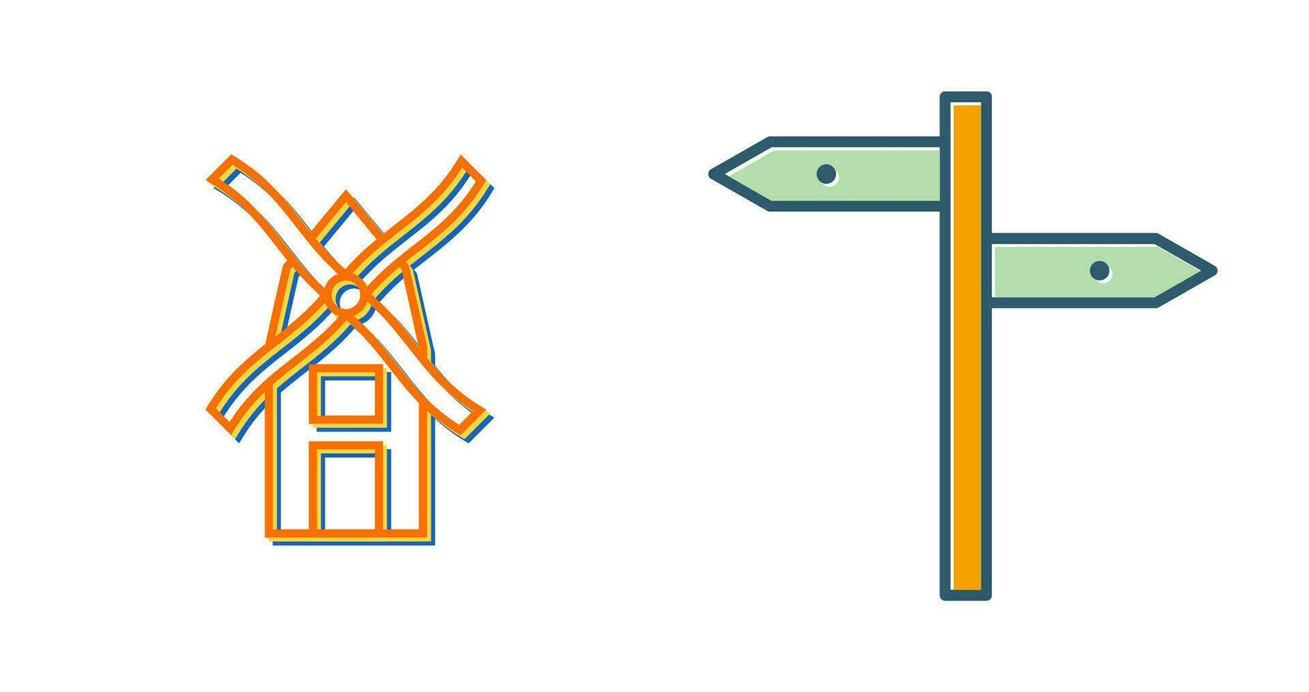 Windmill Vector Icon
