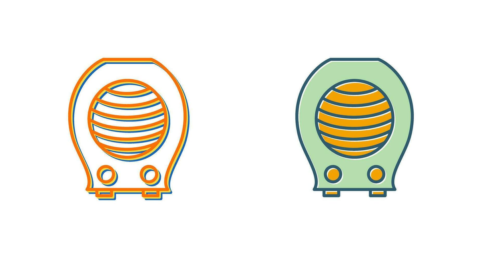 Fan Heater Vector Icon