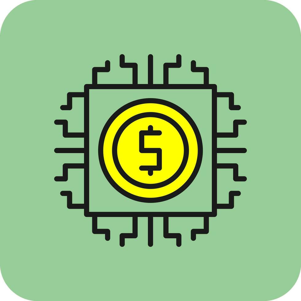 Digital currency Vector Icon Design