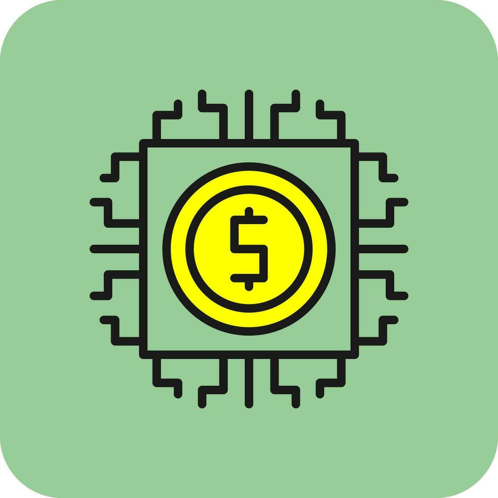 Digital currency Vector Icon Design