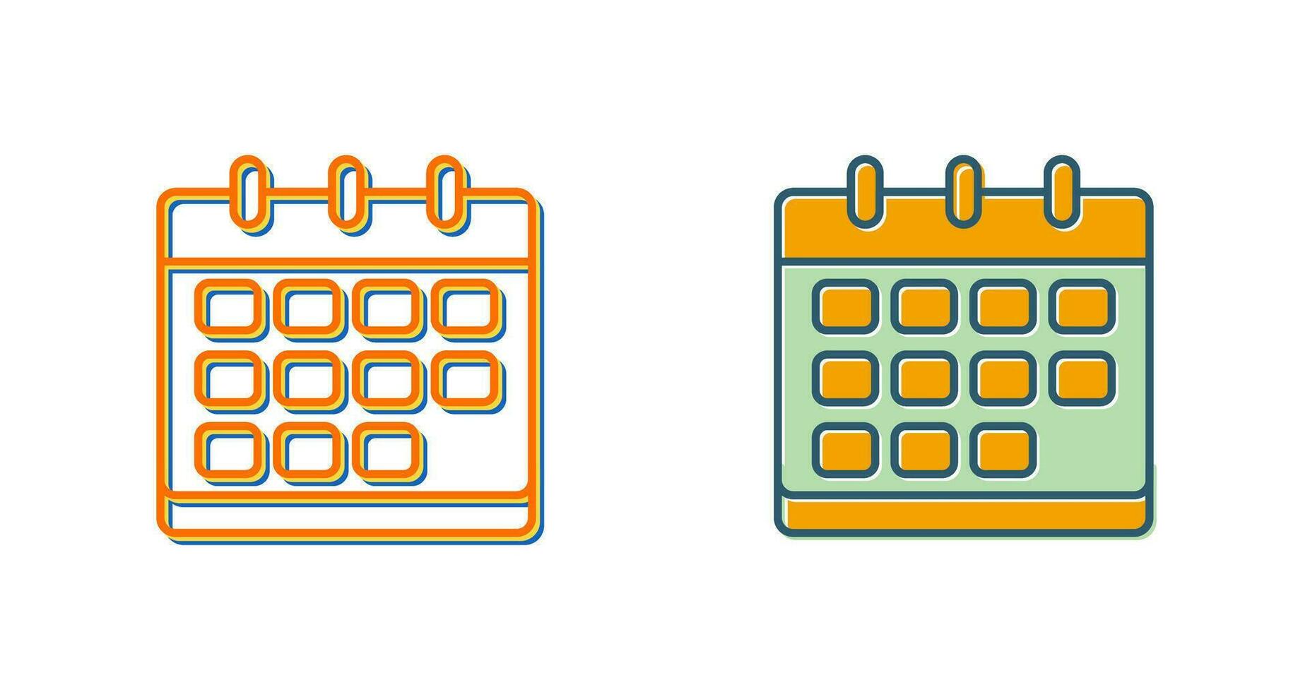 icono de vector de calendario