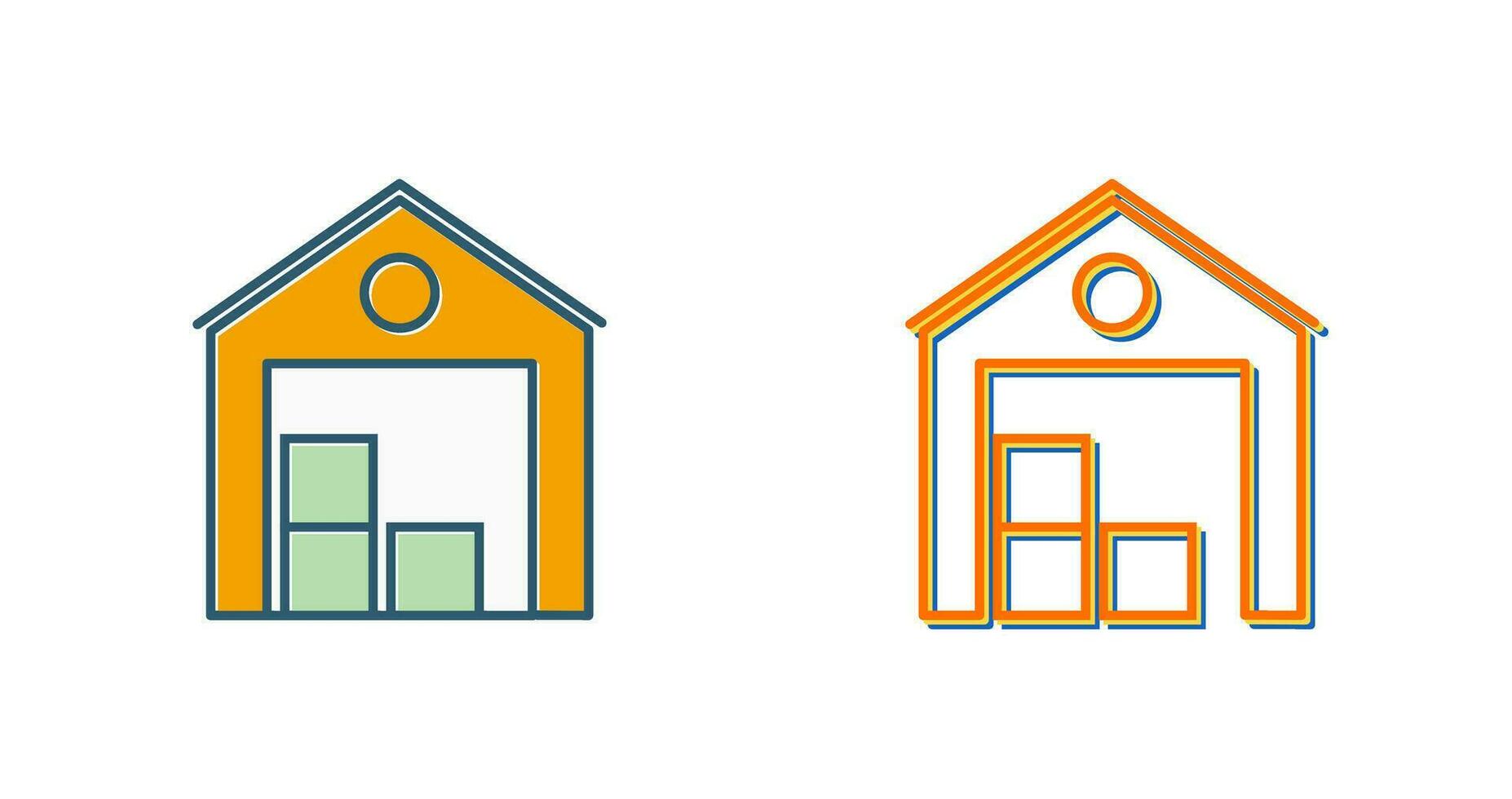 Warehouse Vector Icon