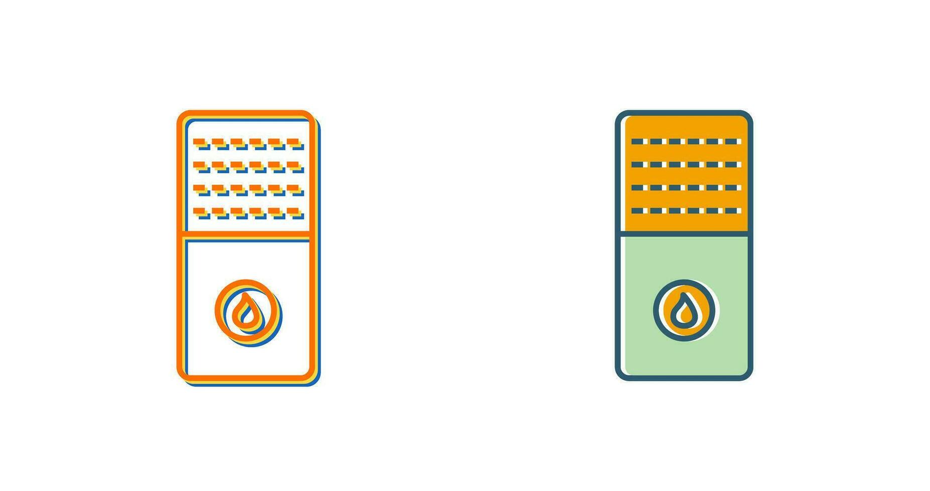 icono de vector de horno de gas