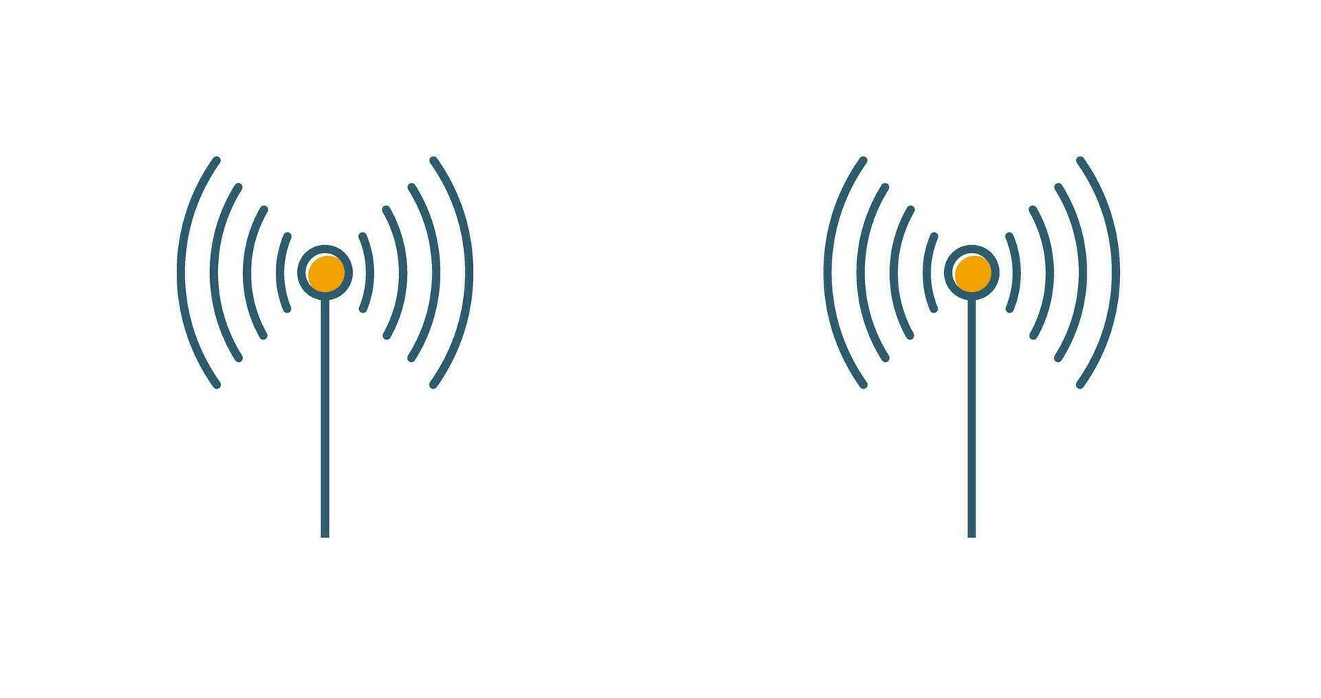 icono de vector de señal wifi