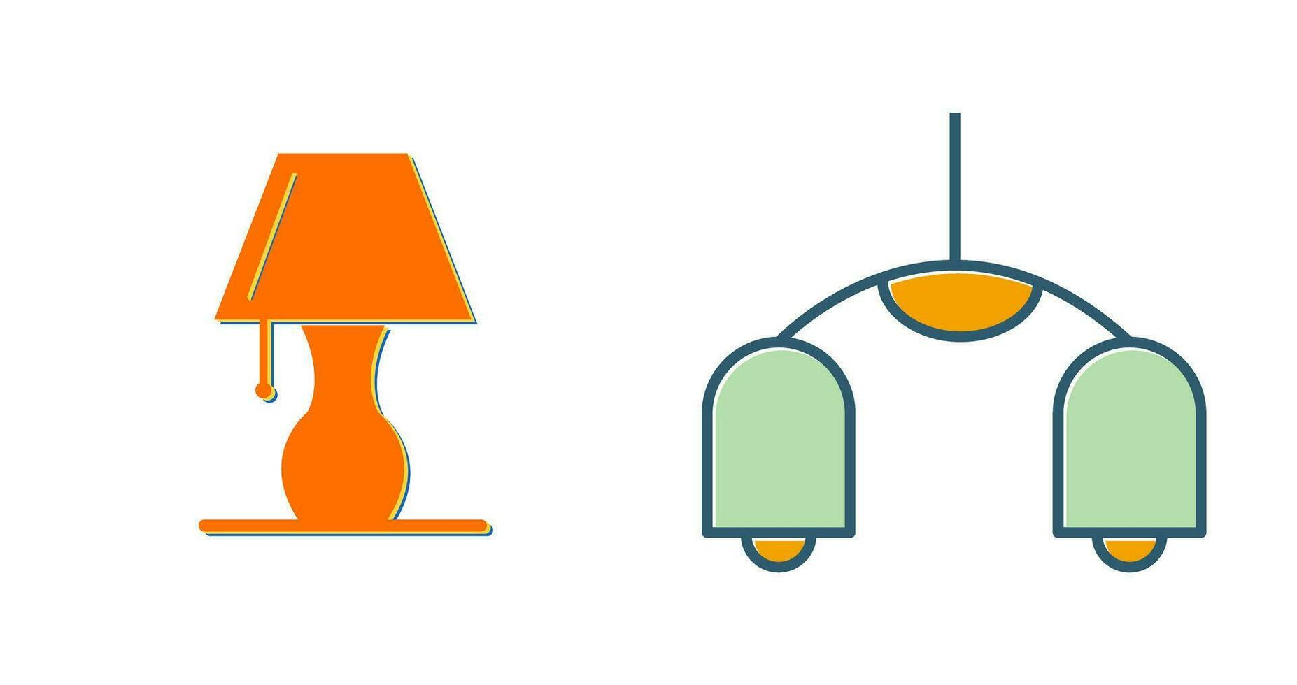 Table Lamp Vector Icon
