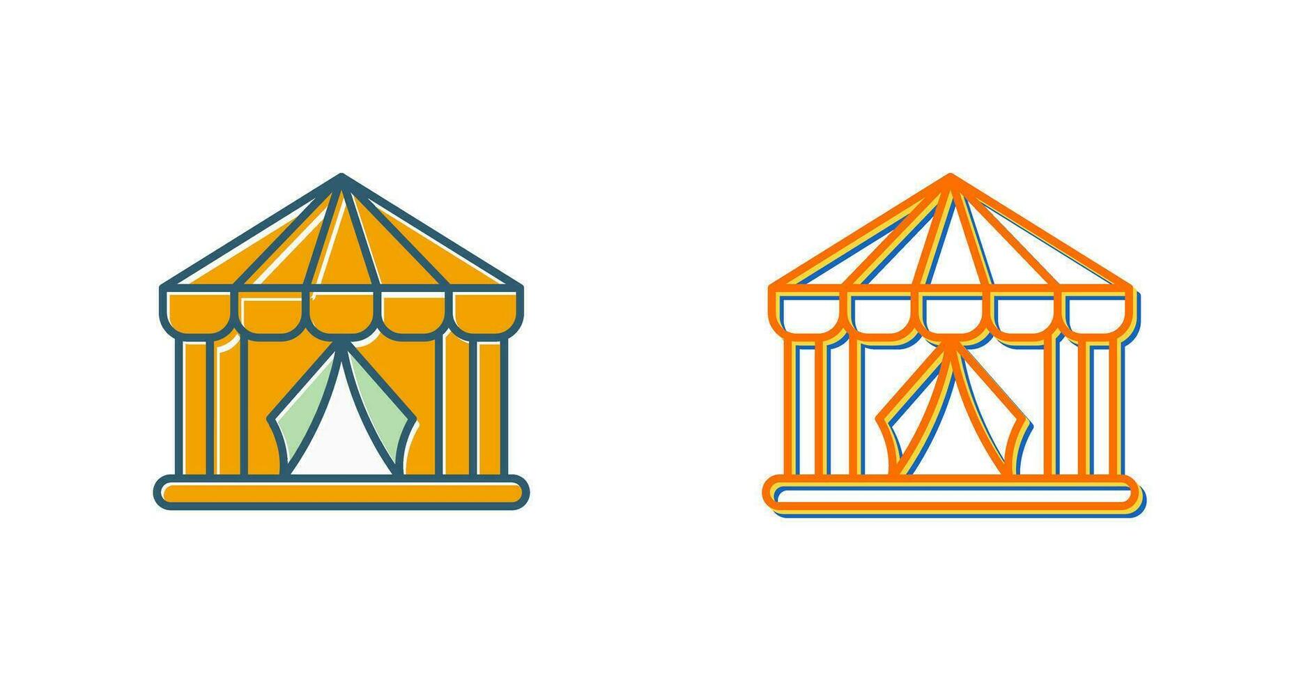 Circus Tent Vector Icon