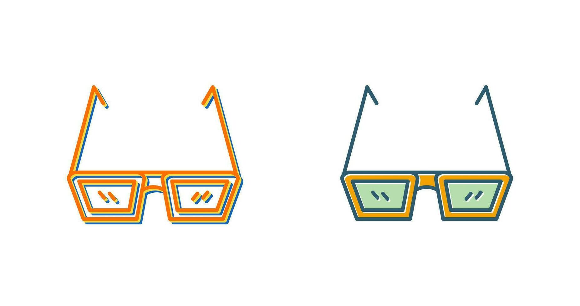 icono de vector de gafas