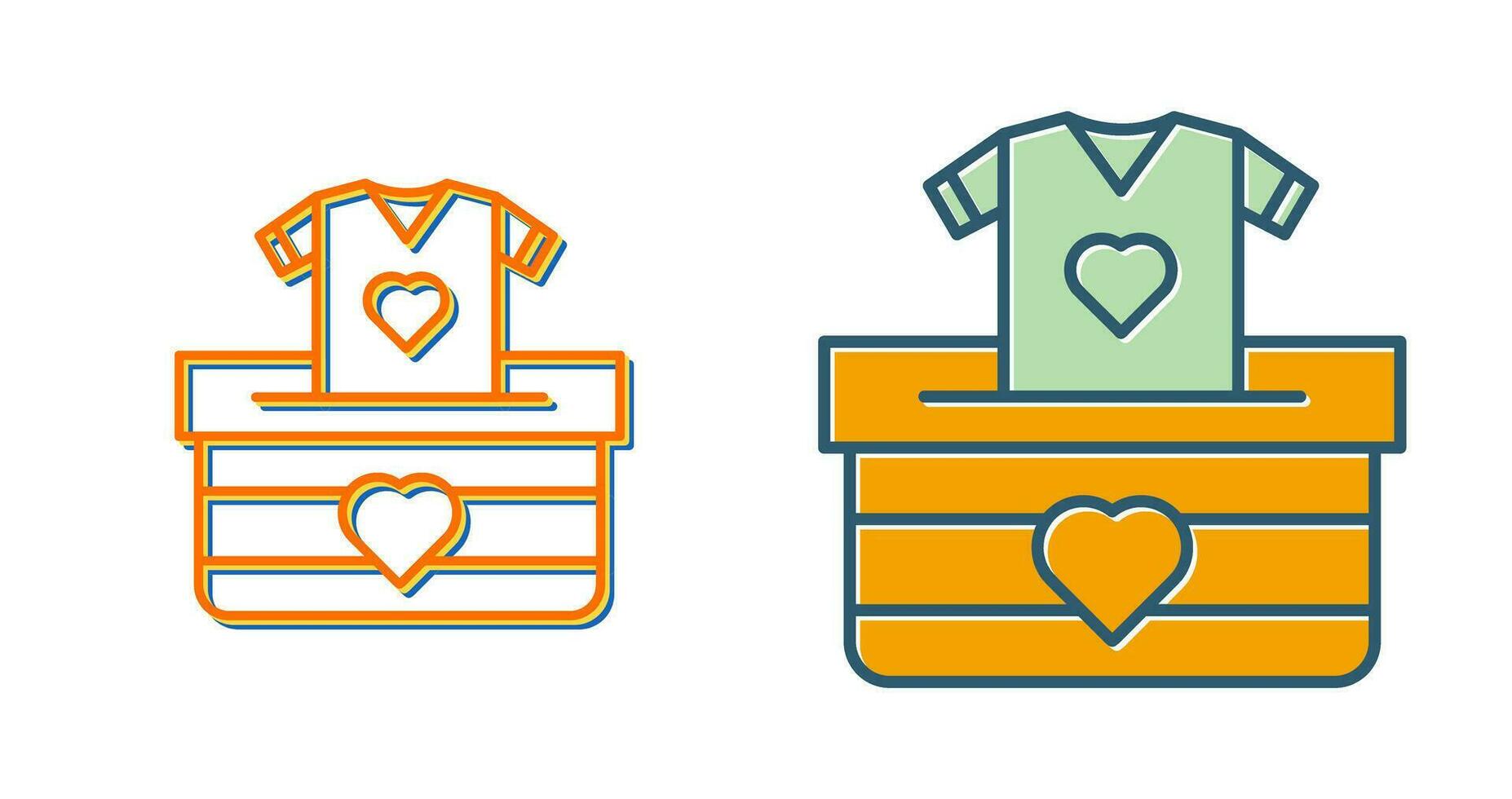 Cloth Donate Vector Icon