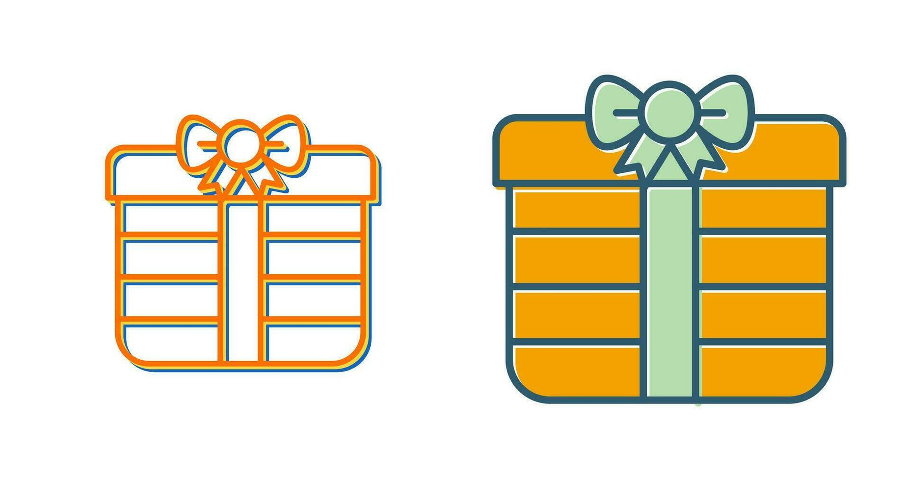 icono de vector de regalo