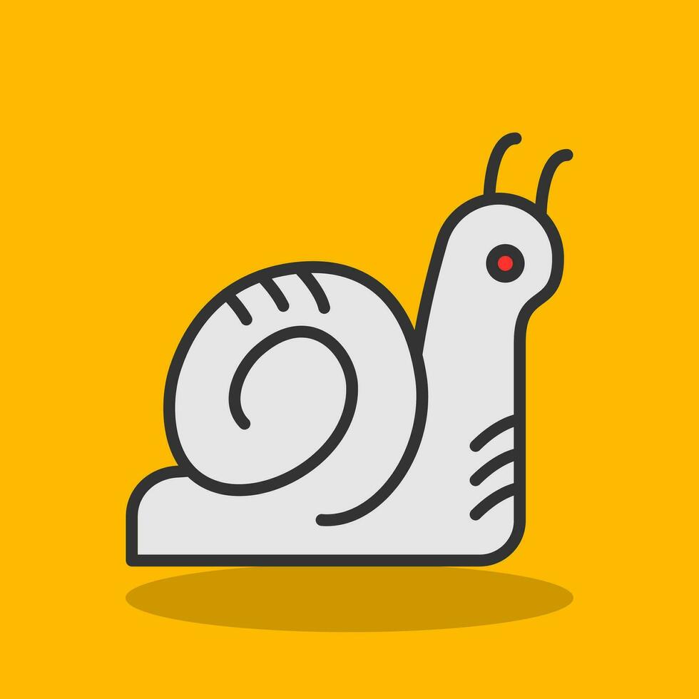 Snail Vector Icon Design