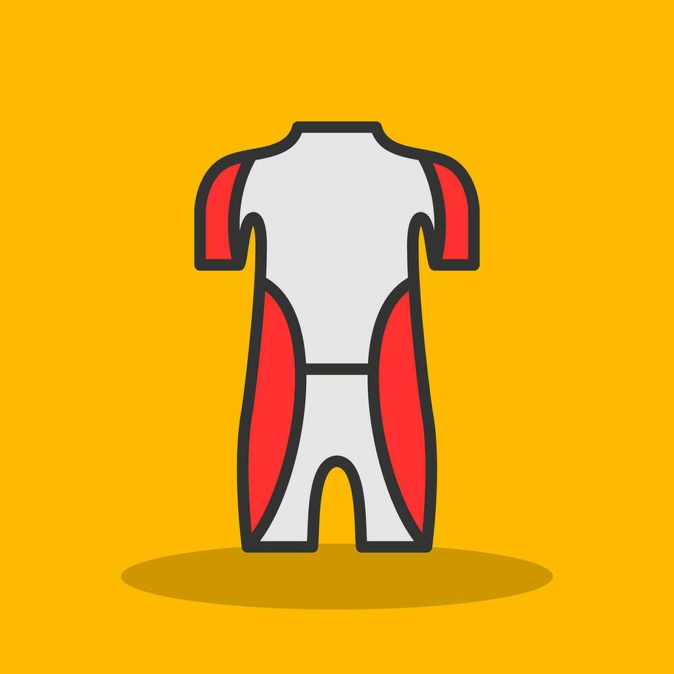 mojado traje vector icono diseño