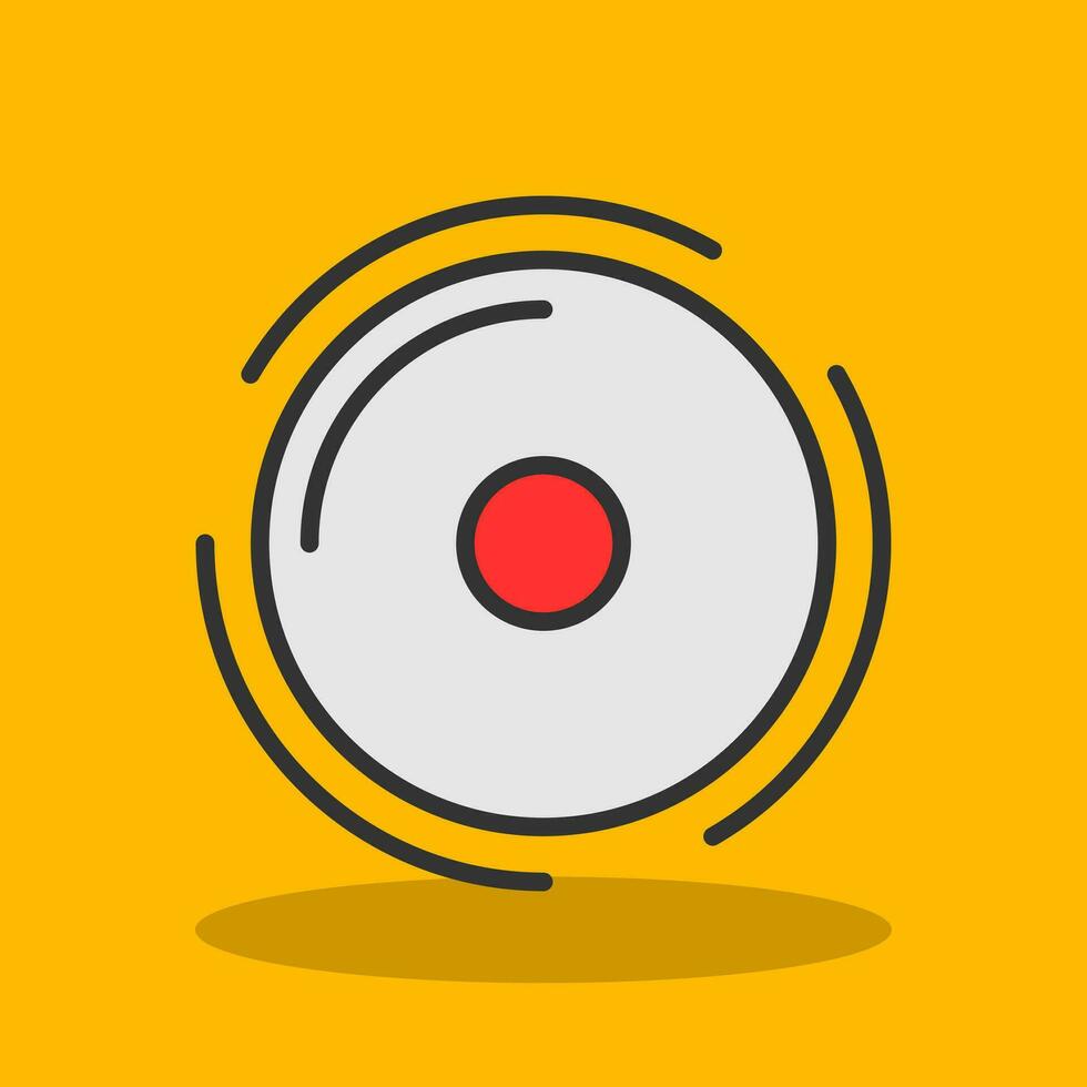 Frisbee Vector Icon Design