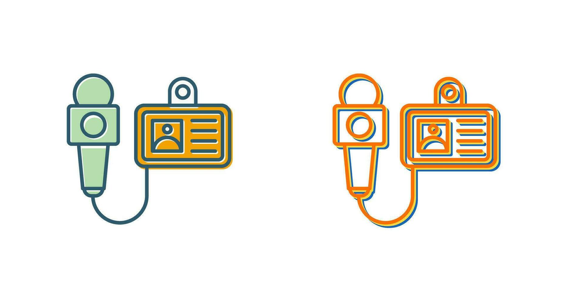 Journalist Vector Icon