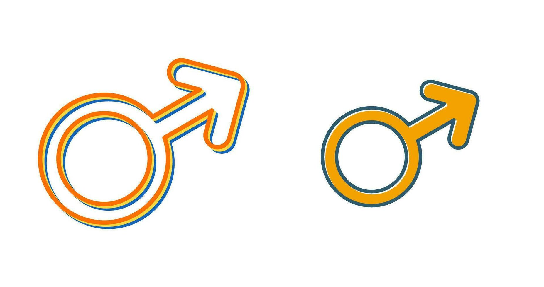 Male Sign Vector Icon