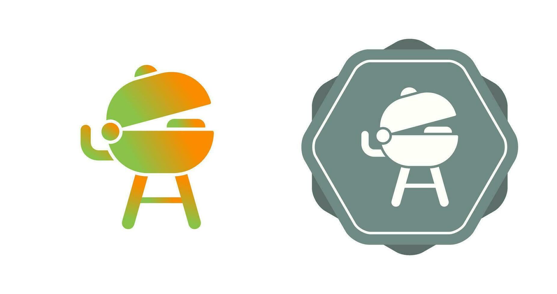 Grilled Vector Icon