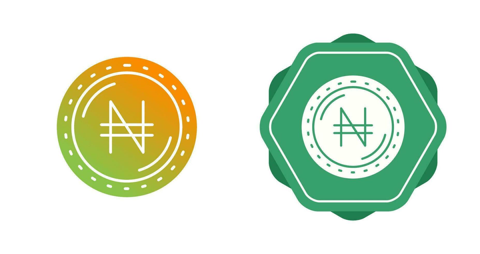 Naira Currency Vector Icon