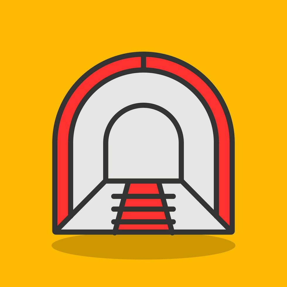 Tunnel Vector Icon Design