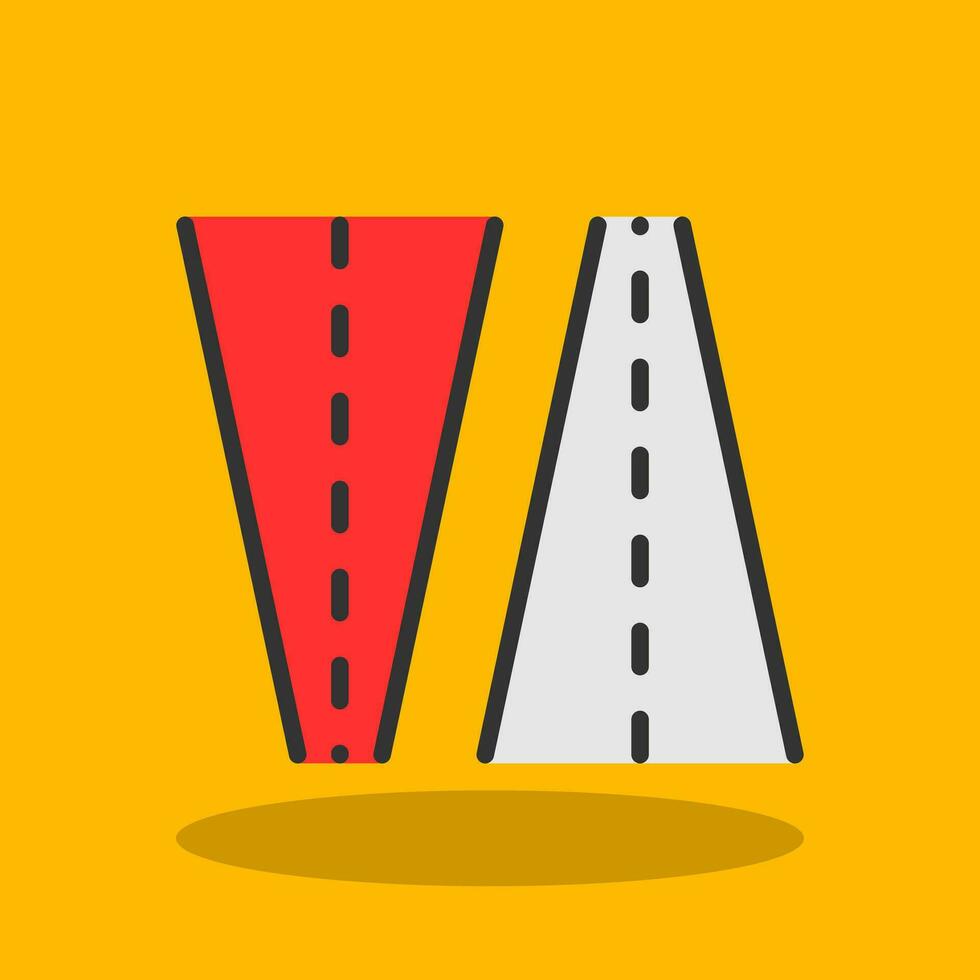 Road Vector Icon Design