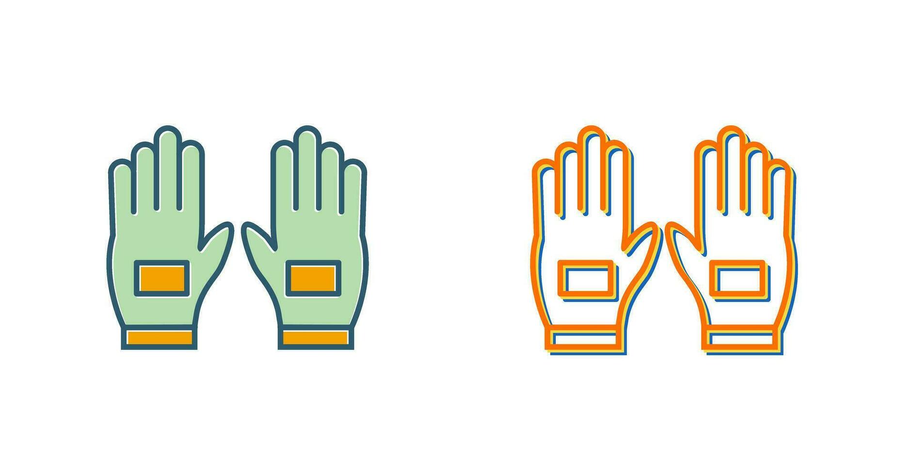 Pair of Gloves Vector Icon