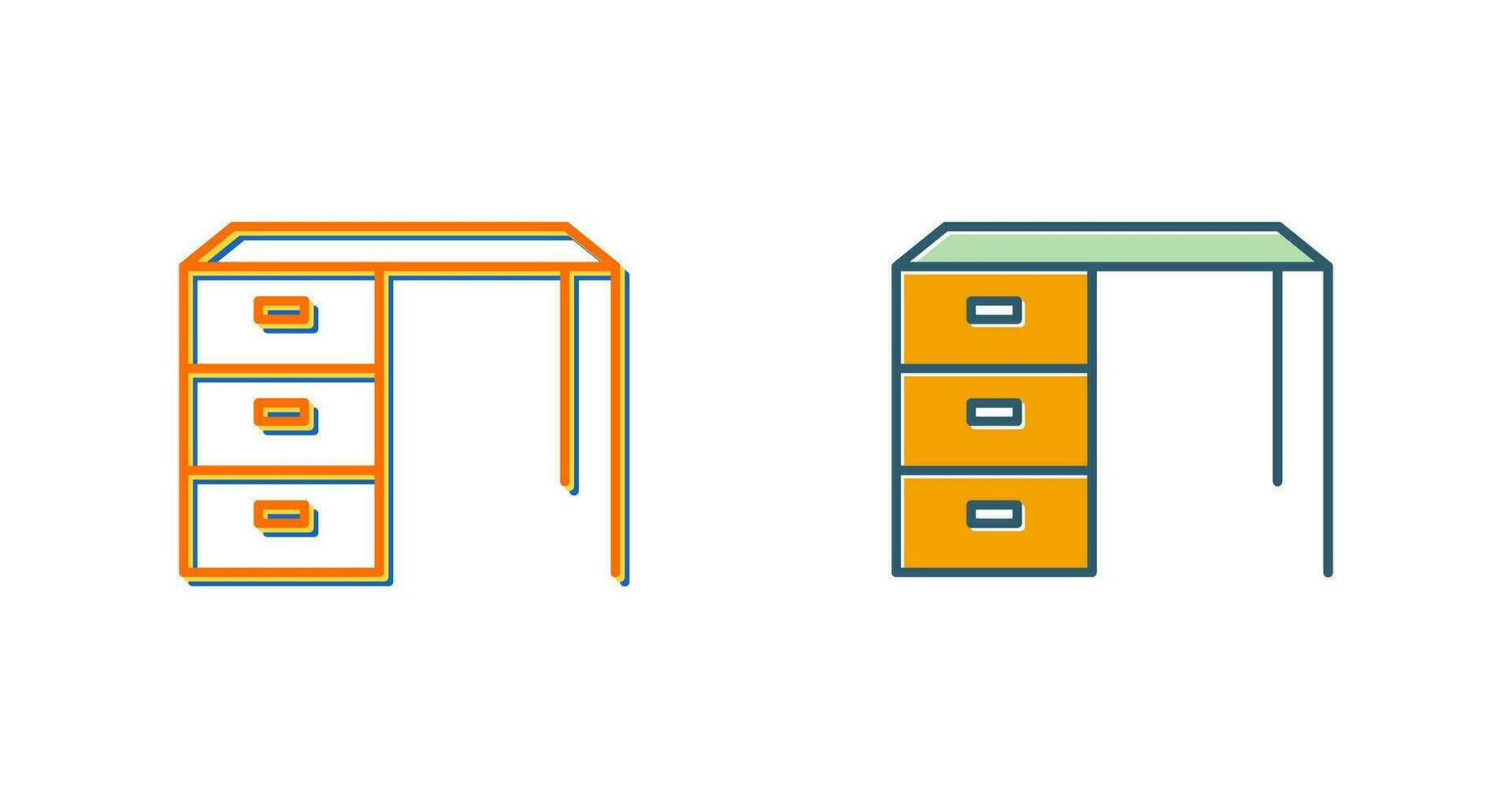 Working Table Vector Icon