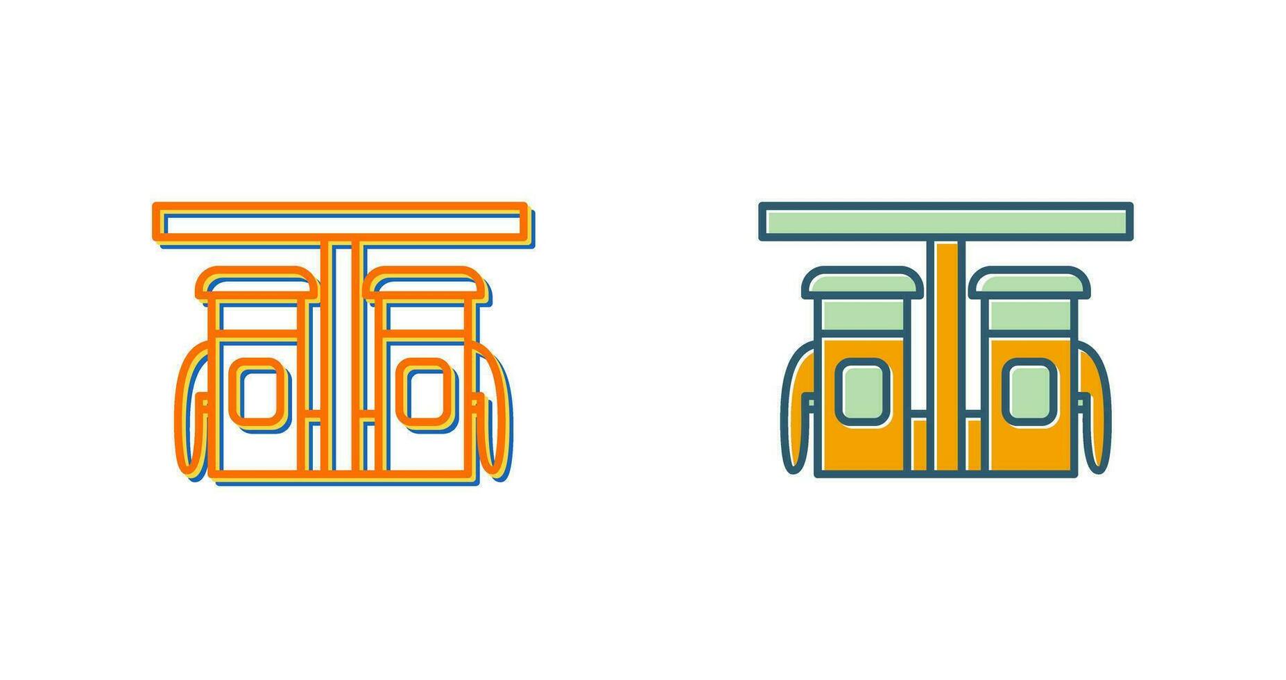 Petrol Station Vector Icon