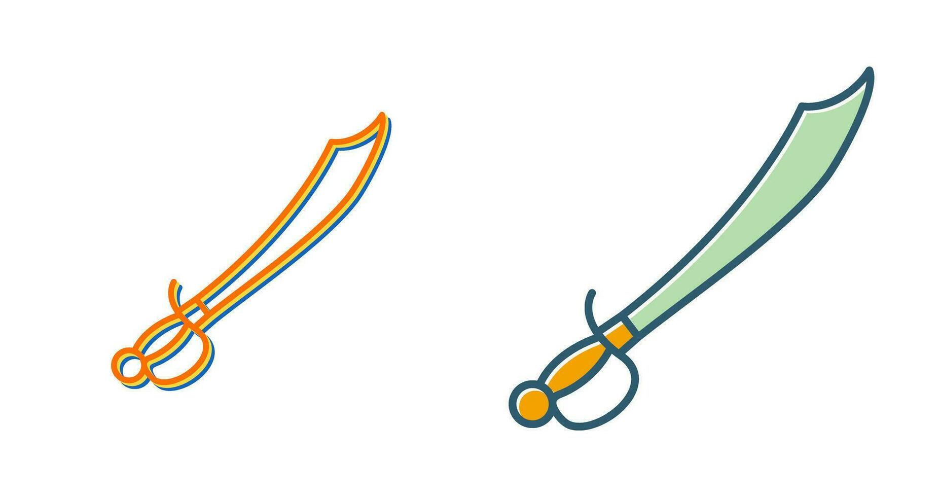 Pirate Sword Vector Icon