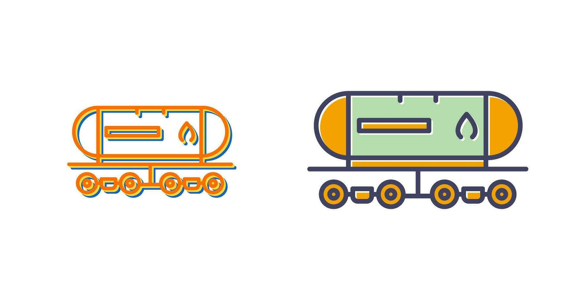 Tank Wagon Vector Icon