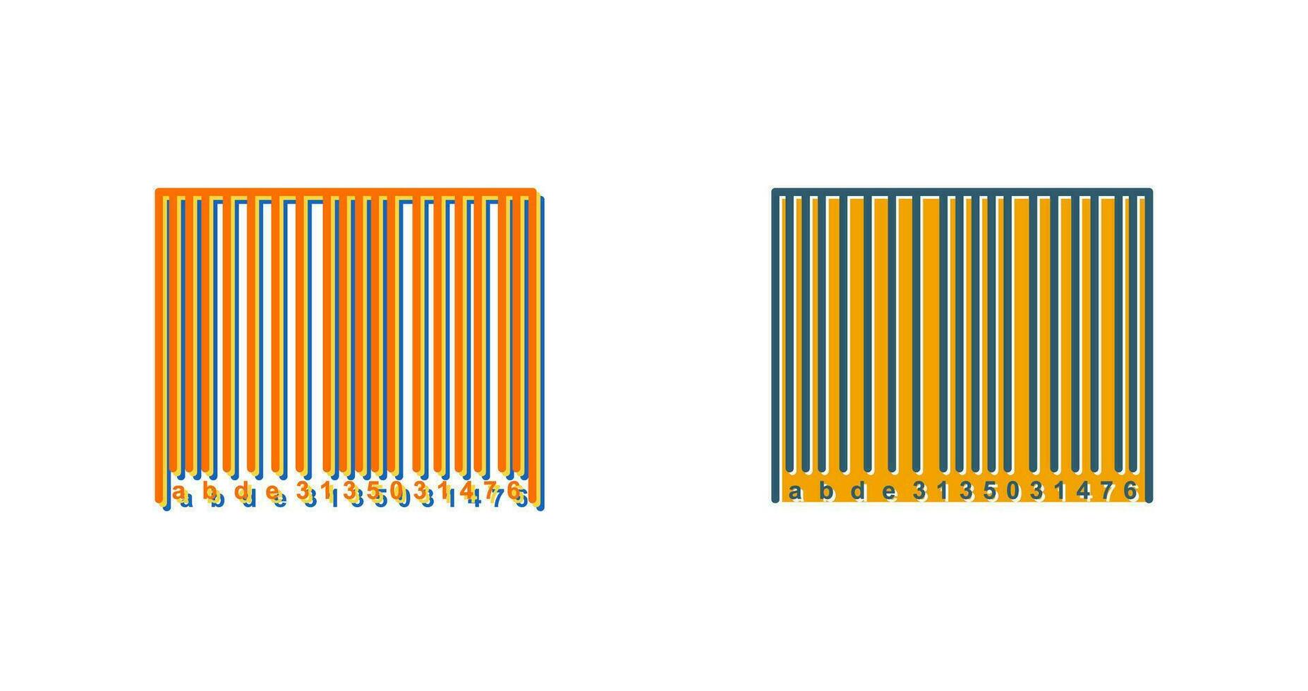 icono de vector de código de barras